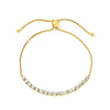 Elegante gouden armband met edelstenen