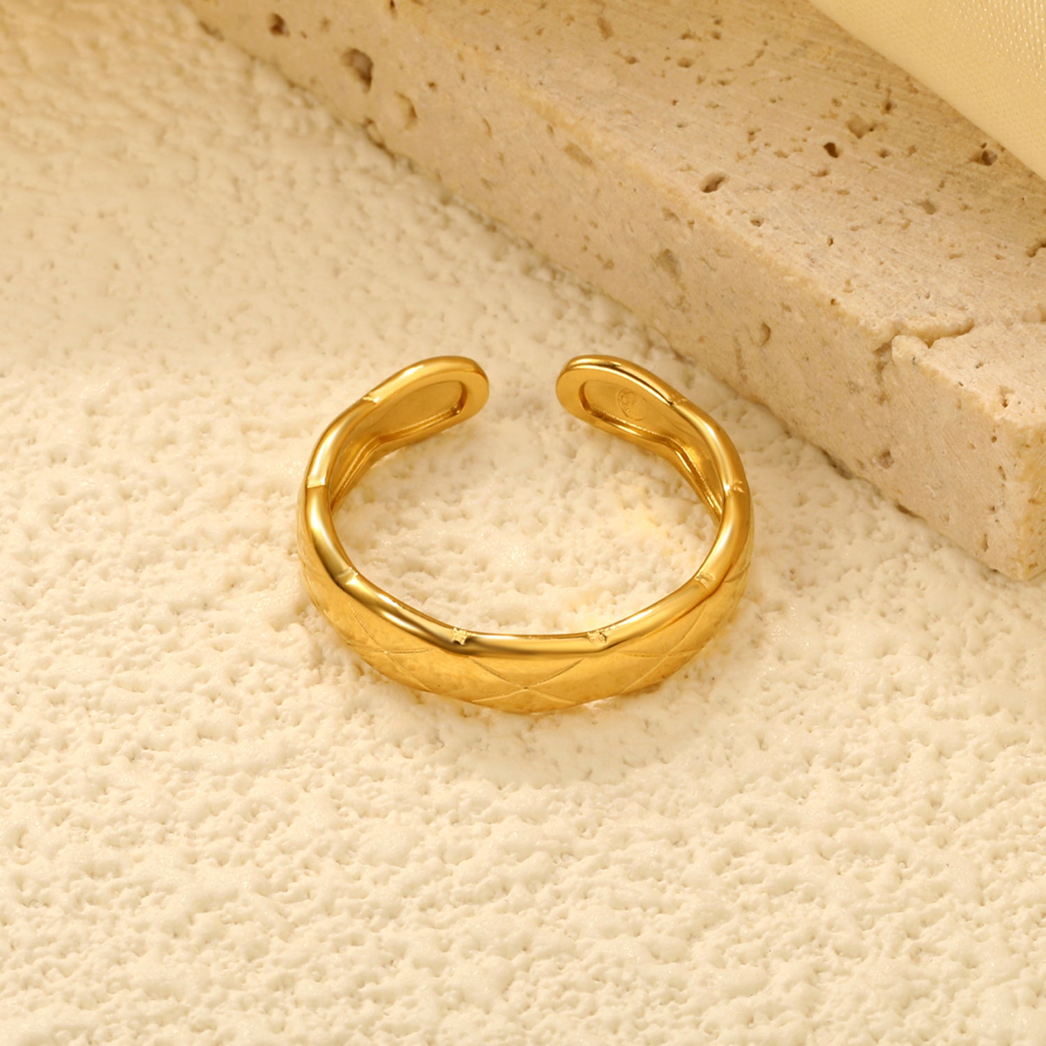 Golden Twist Ring