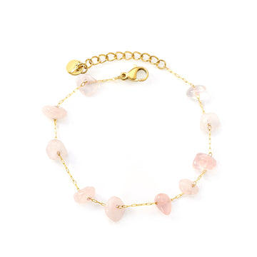 Elegant Gold Bracelet with Gemstones