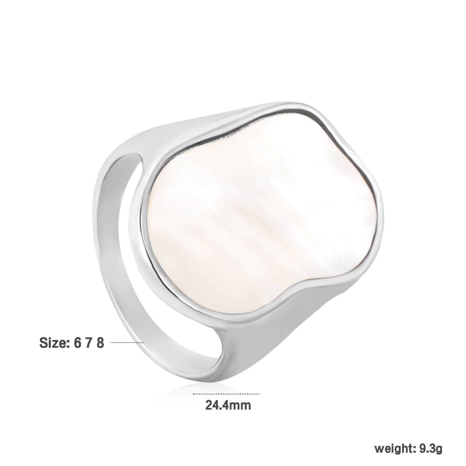 Silver Mirror Ring
