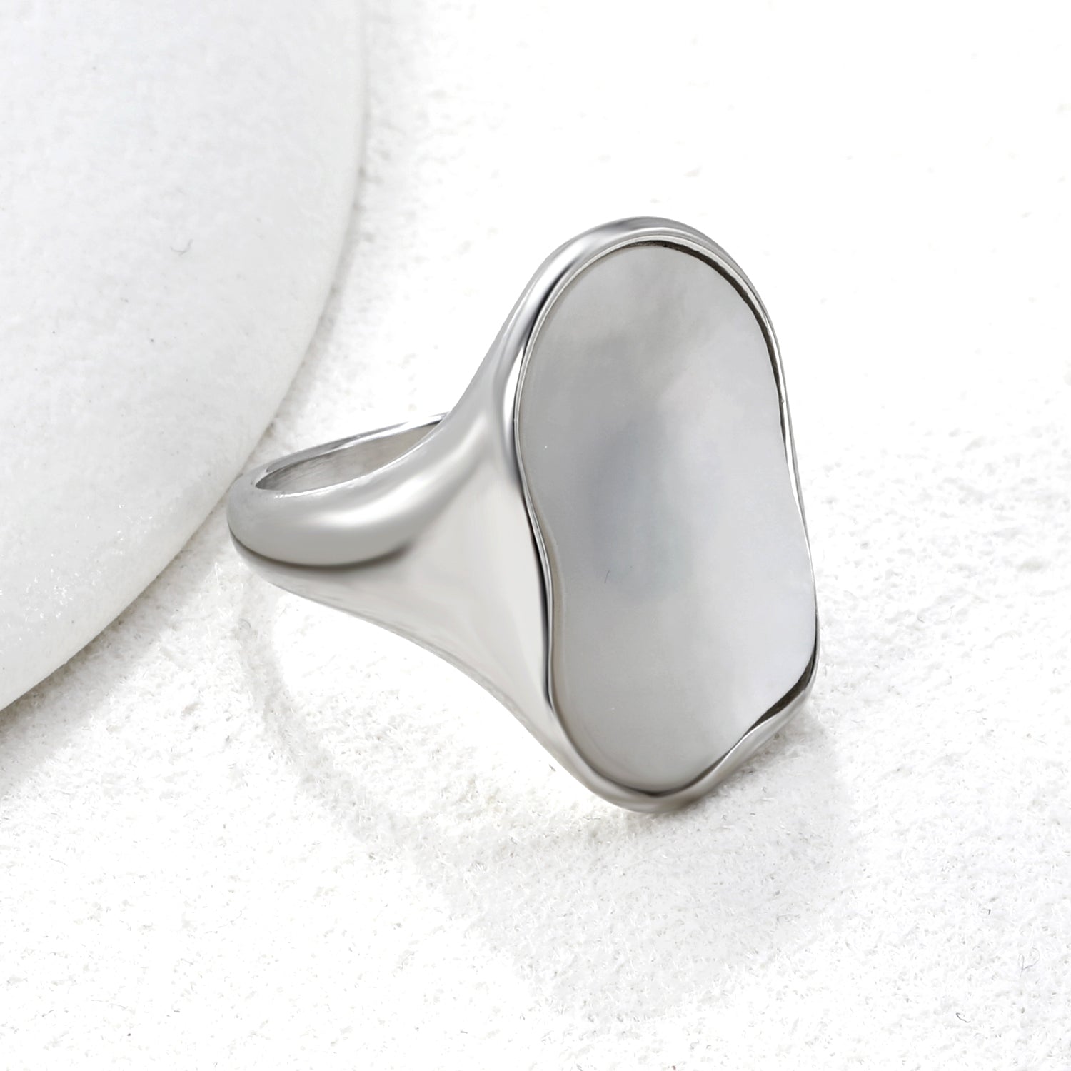 Silver Mirror Ring