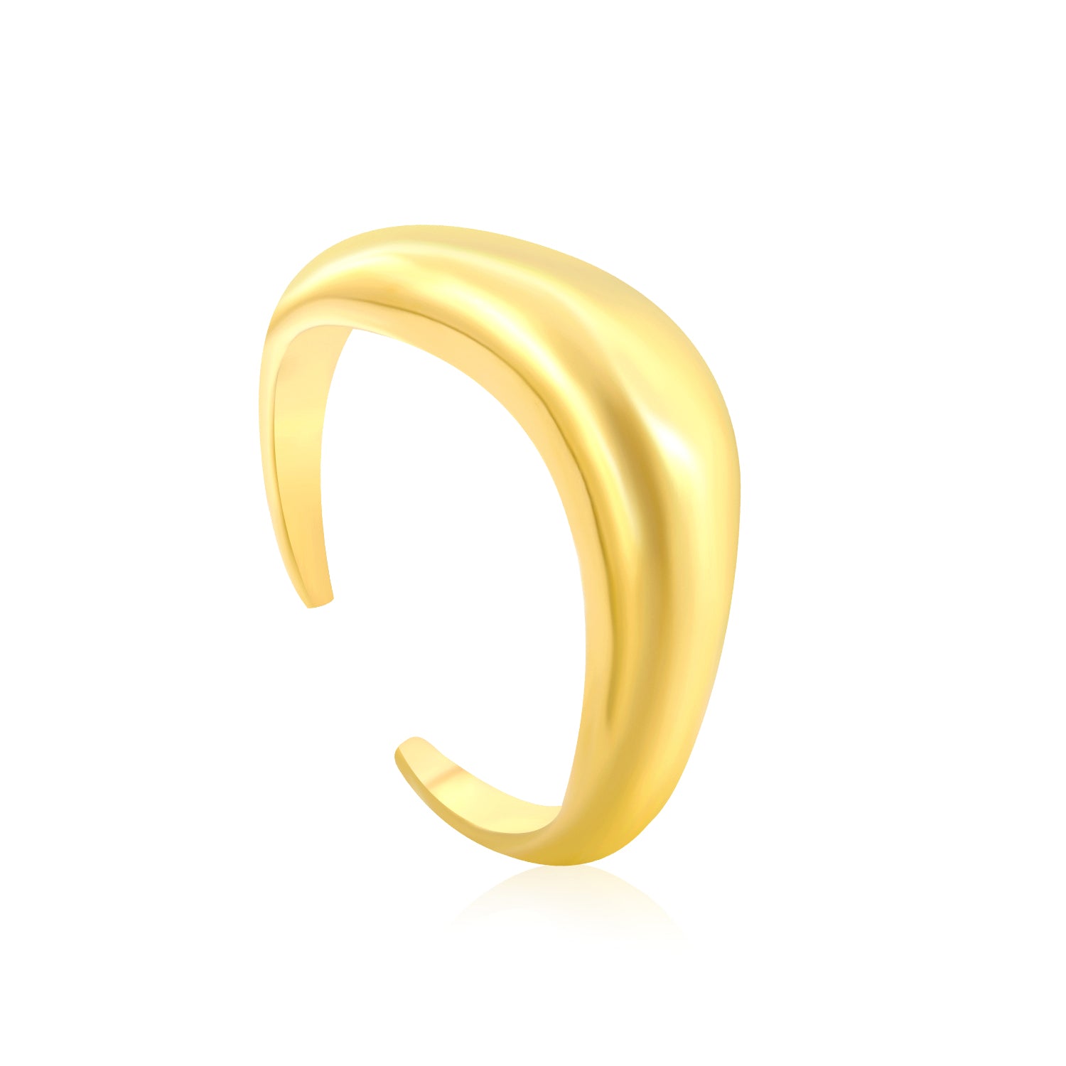 ⁠Golden Flow Ring