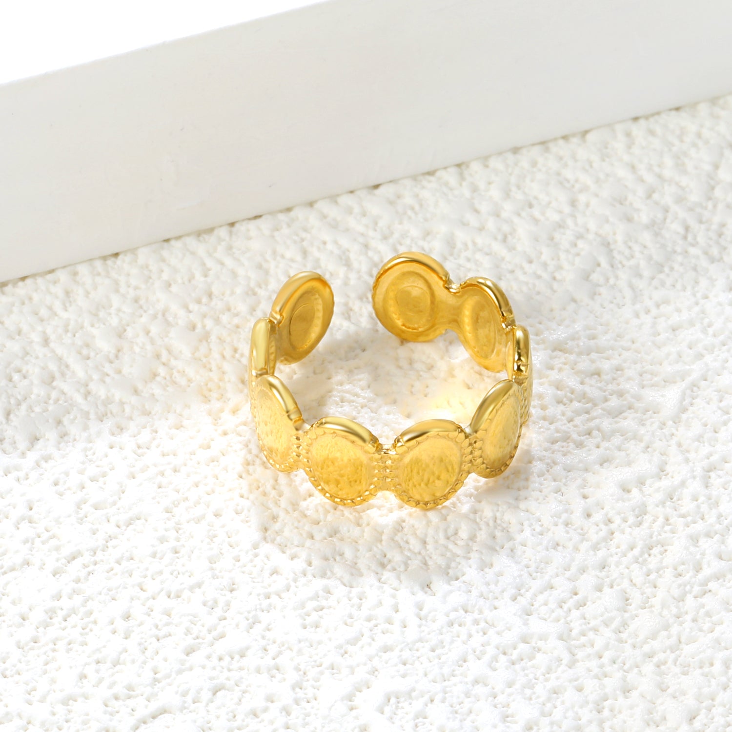 ⁠Golden Weave Ring