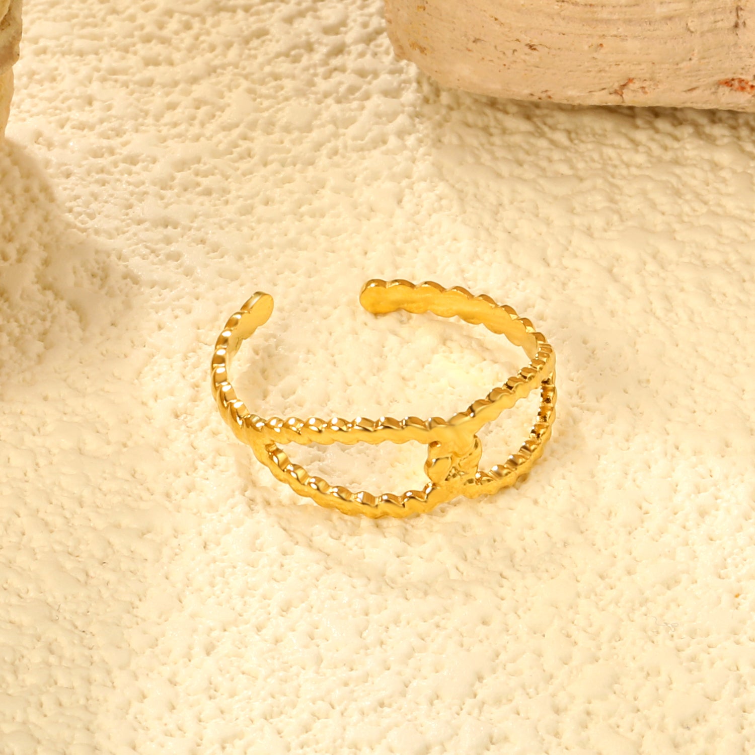 Golden Chain Harmony Ring