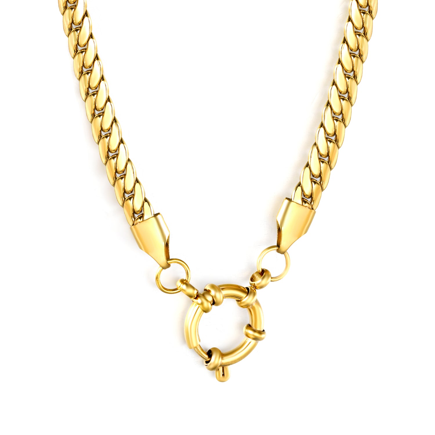 Bold Gold chain neckles