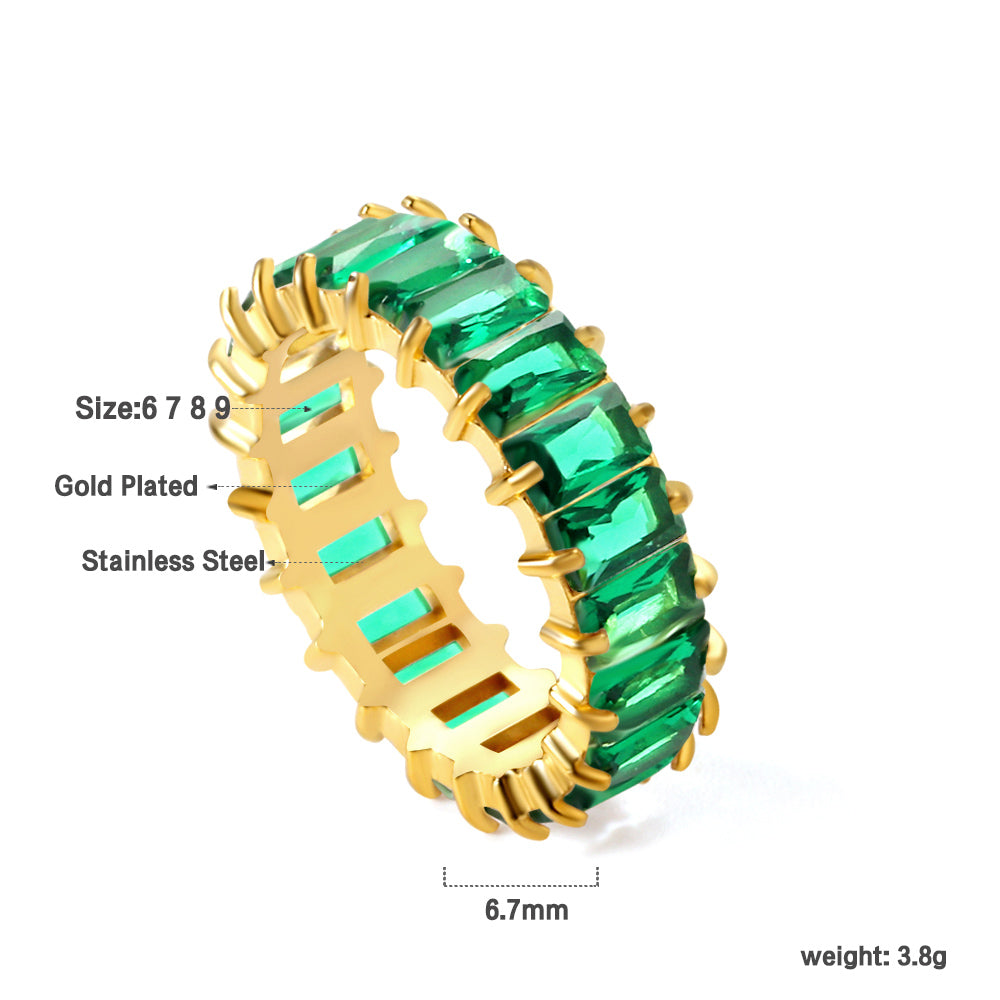 Emerald Glow Ring