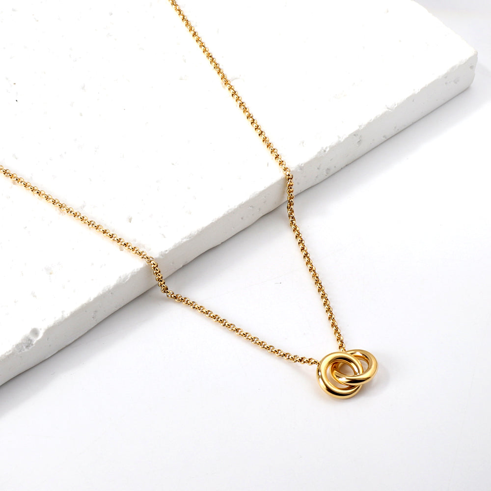 ⁠Gold Linked Harmony Necklace